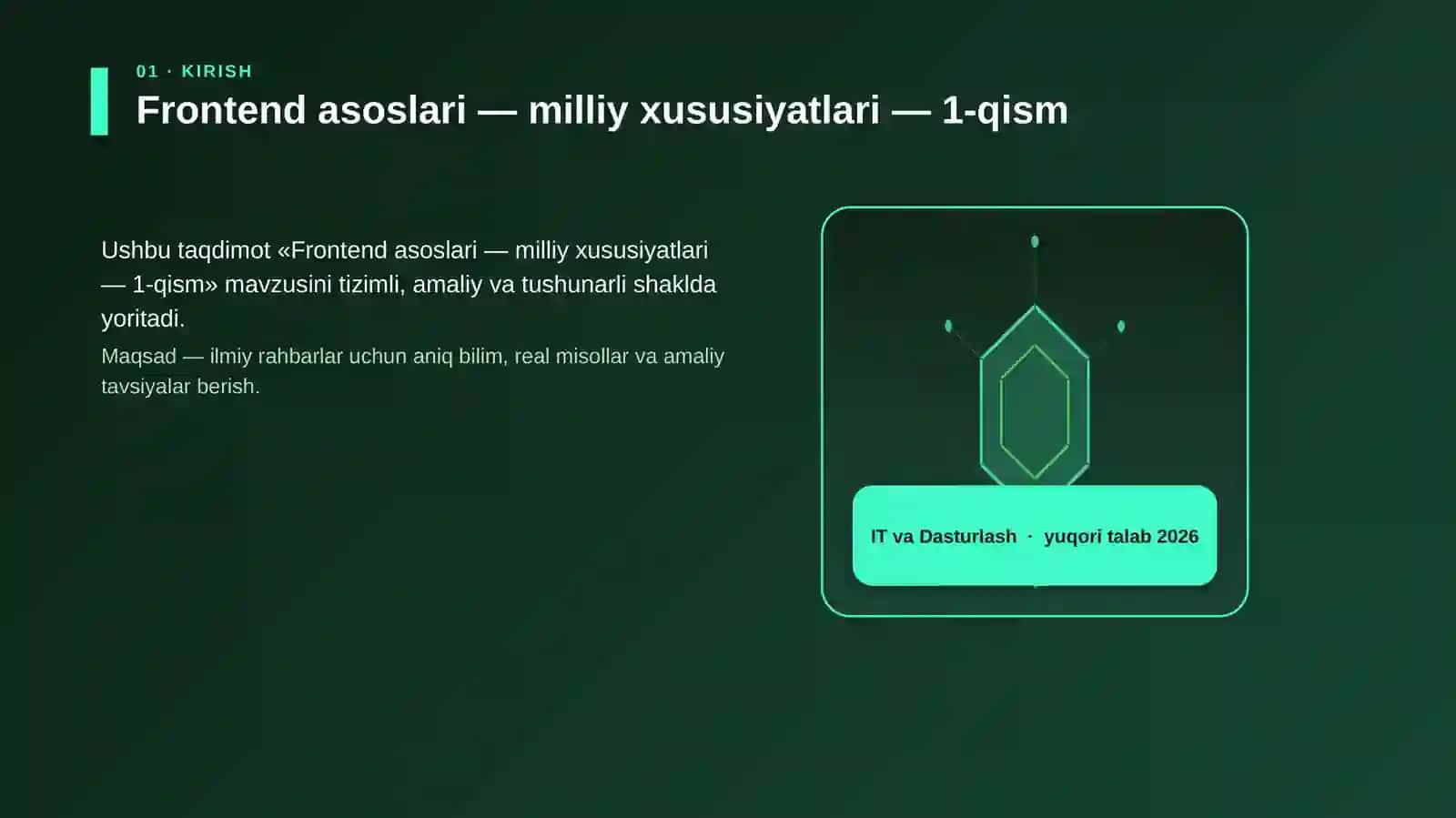 Frontend asoslari — milliy xususiyatlari — 1-qism 3