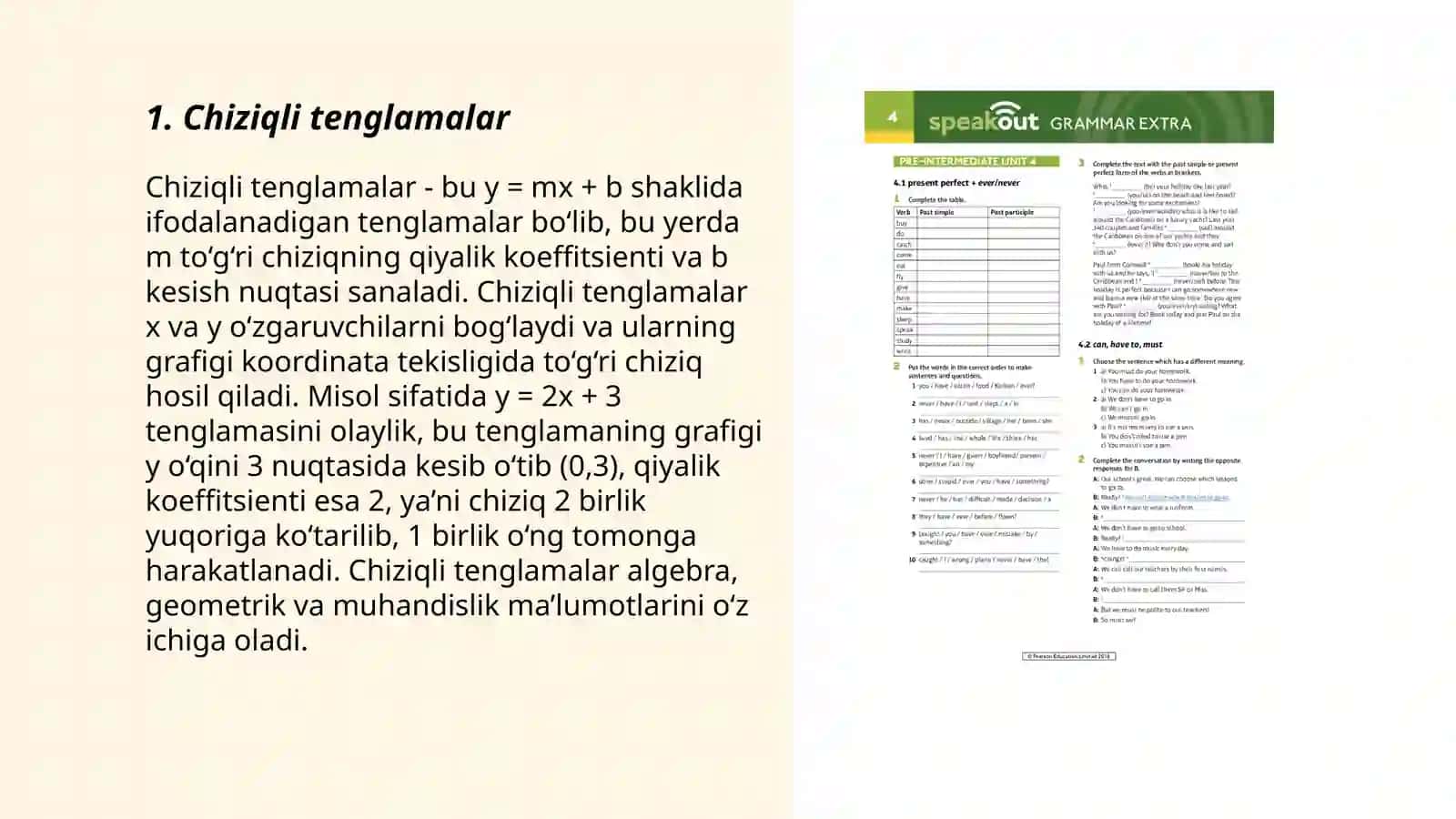 Chiziqli tenglamalar 3