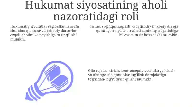 Populyatsiya miqdorini boshqarish qonuniyatlari 3