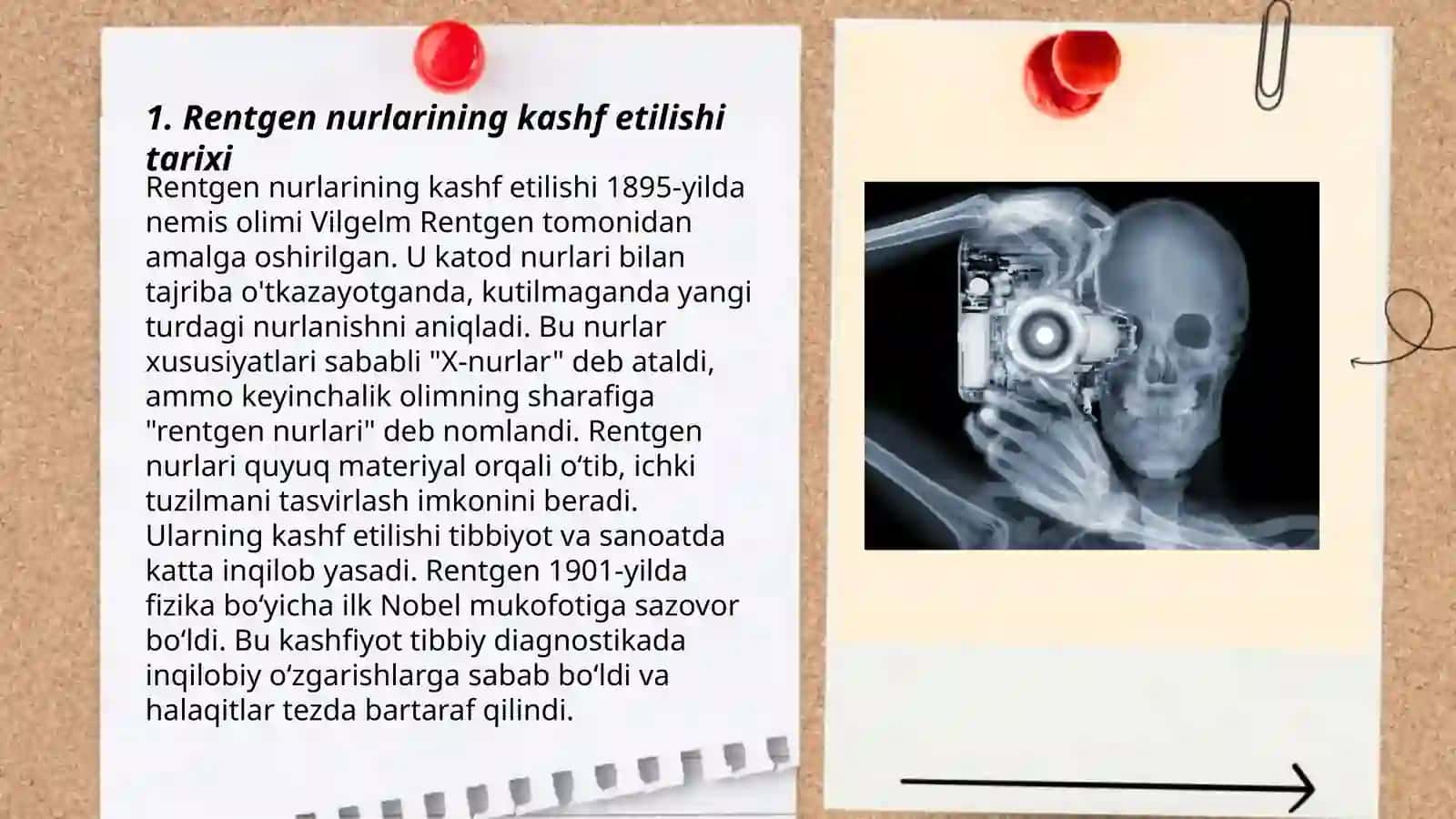 Rentgen nurlarini oʻrganish tarixi 3