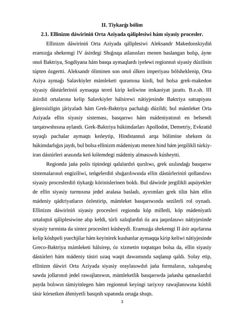 Ellinizm dawirinde Orta Aziya madeniyati 3