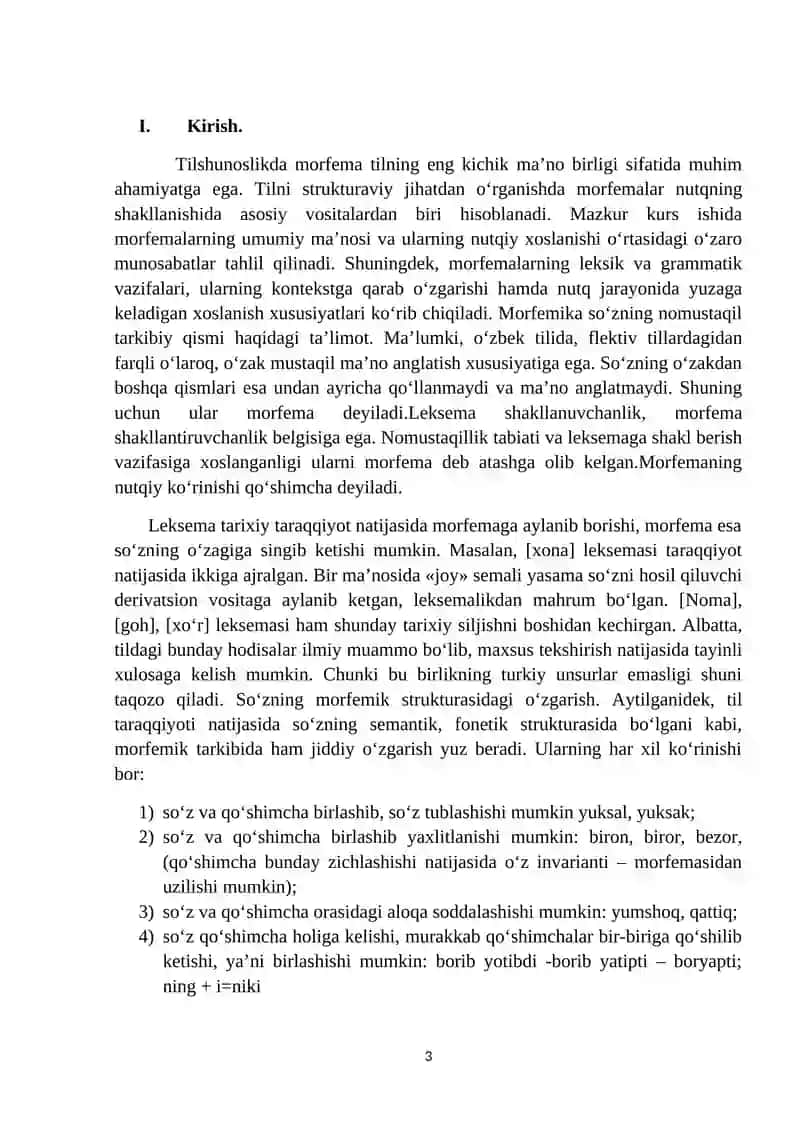 Nutqda morfema umumiy ma’nosining nutqiy xoslanishi 3