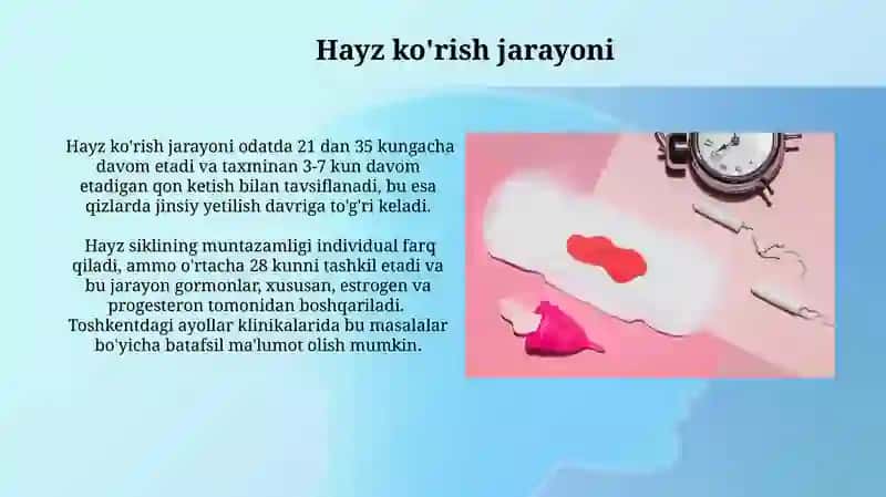 Qizlarda hayz sikli 3
