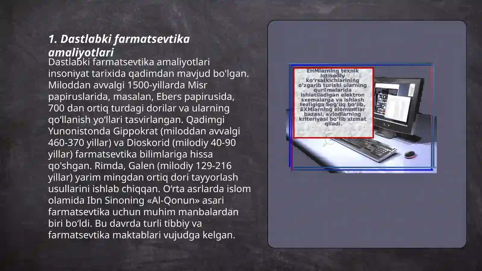 Farmatsiya rivojlanish tarixi 3