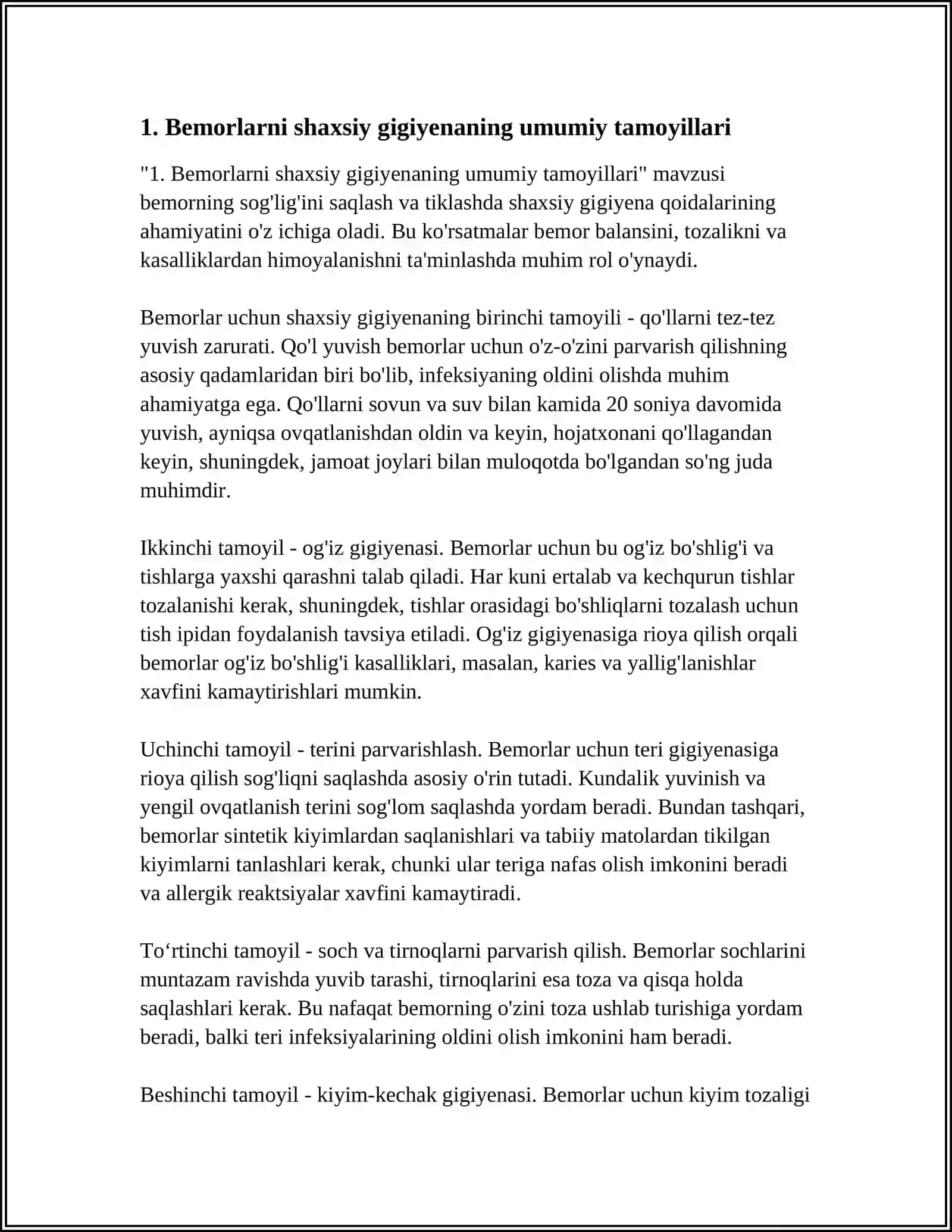 Bemorlarni shaxsiy gigiyenasi 3