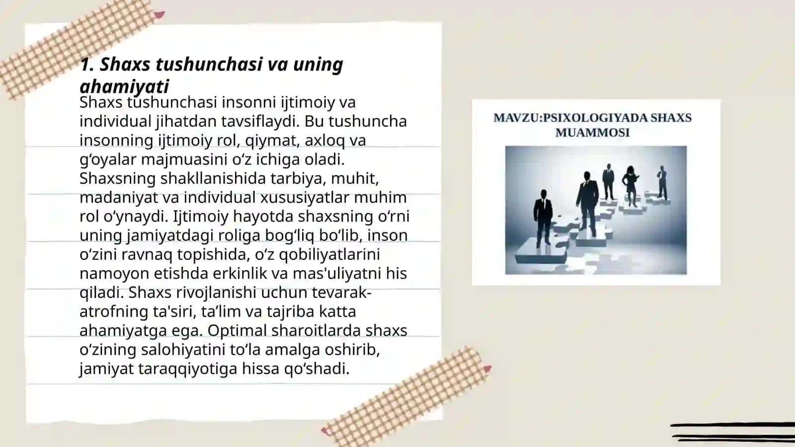 Psixologiyada shaxs tushunchasi 3