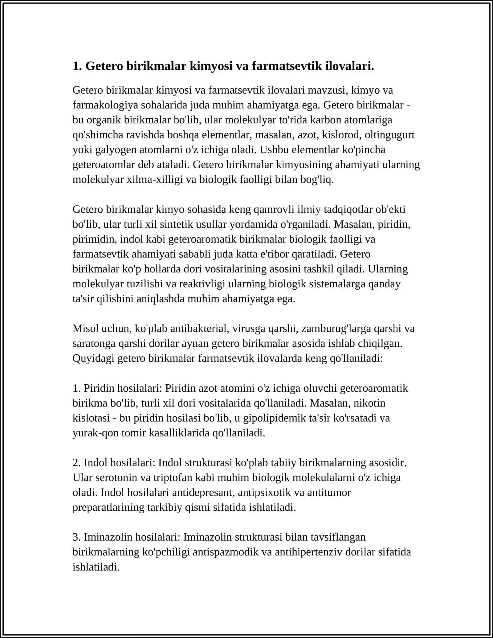 Zamonaviy Dori Vositalari 3