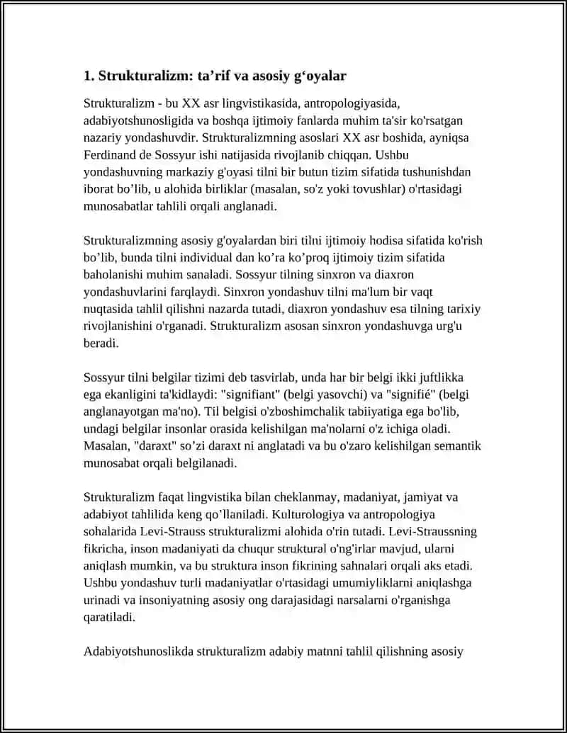 STRUKTURALIZM VA UNING YONALISHLARI 3
