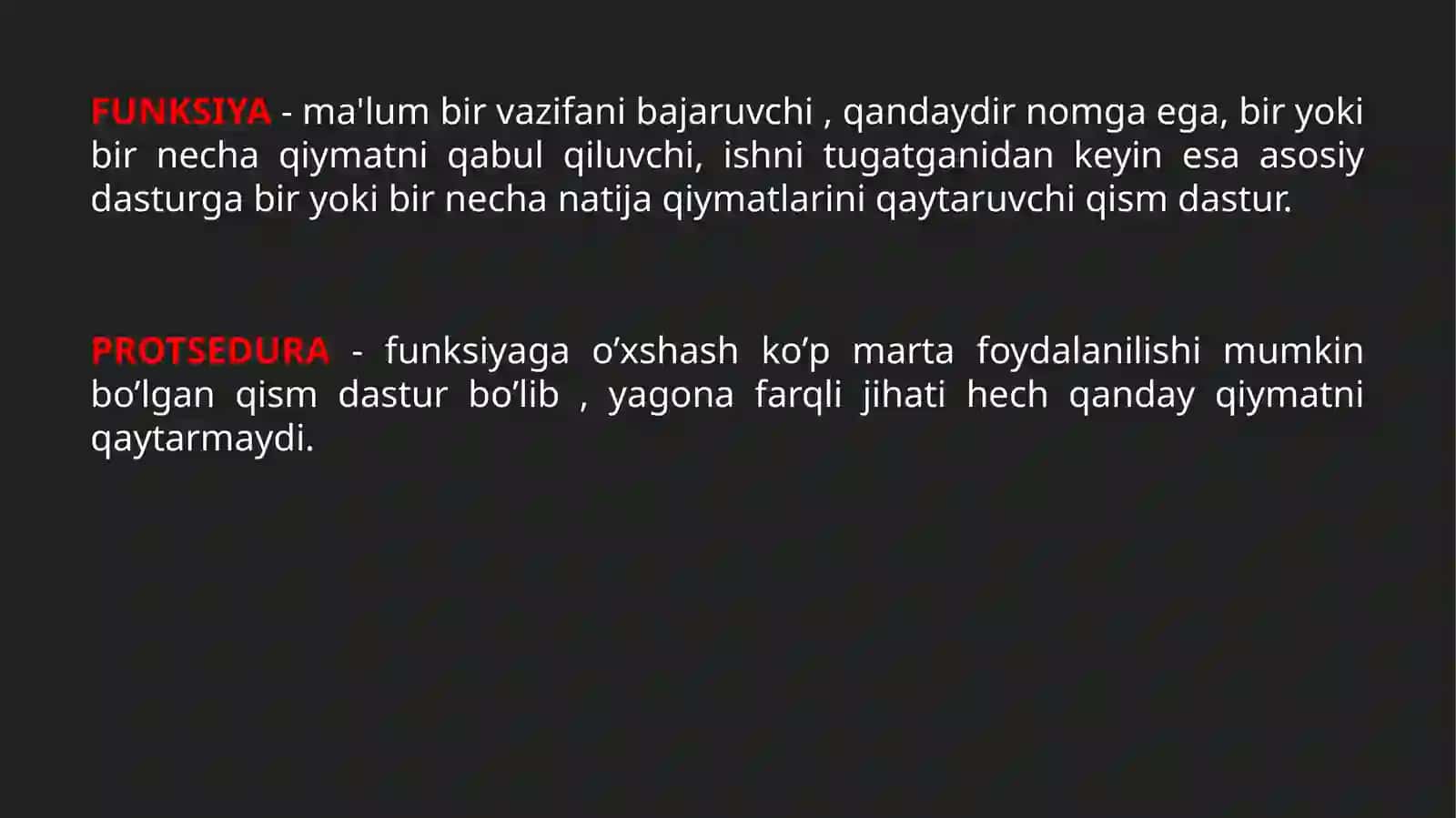 Subprograms 3