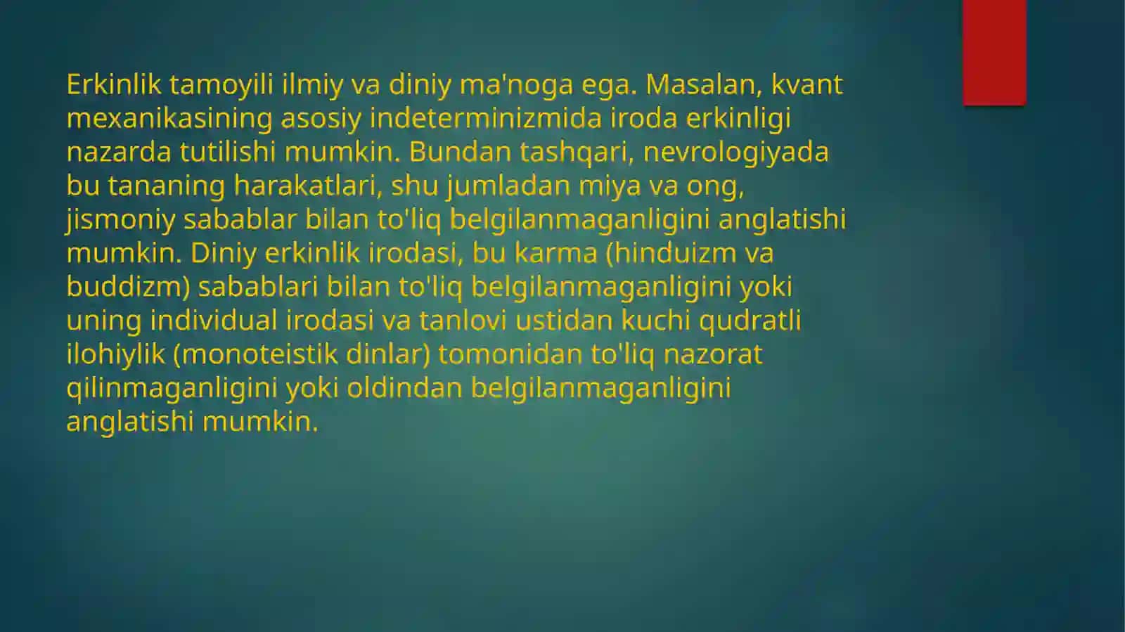 Irodaning rivojlanishi 3