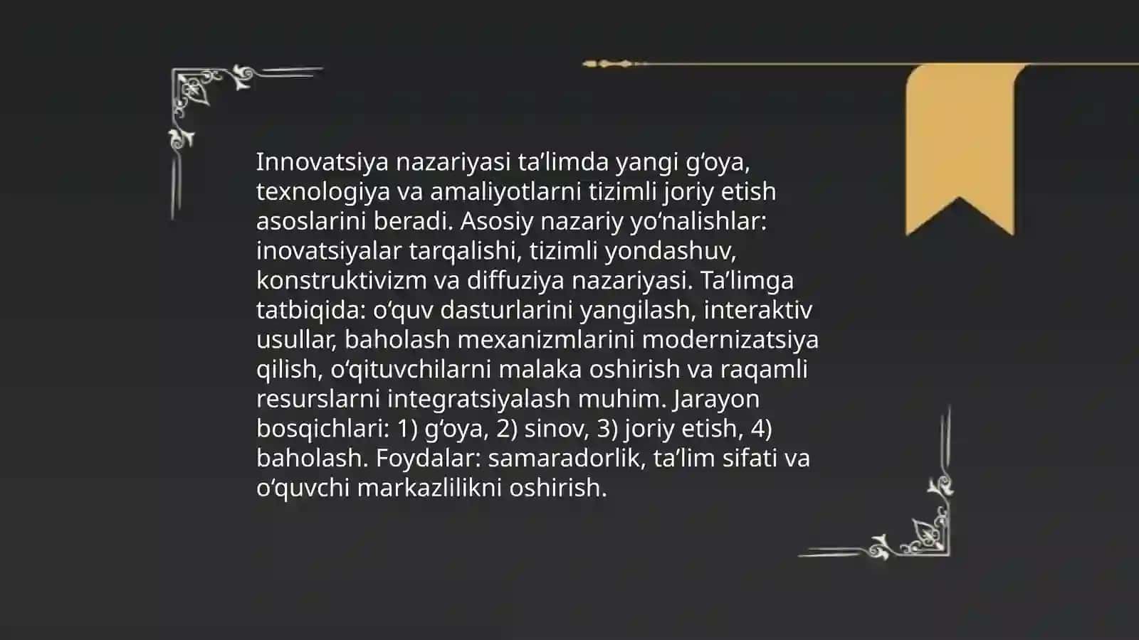 Ta’limda innovatsion jarayonlar 3
