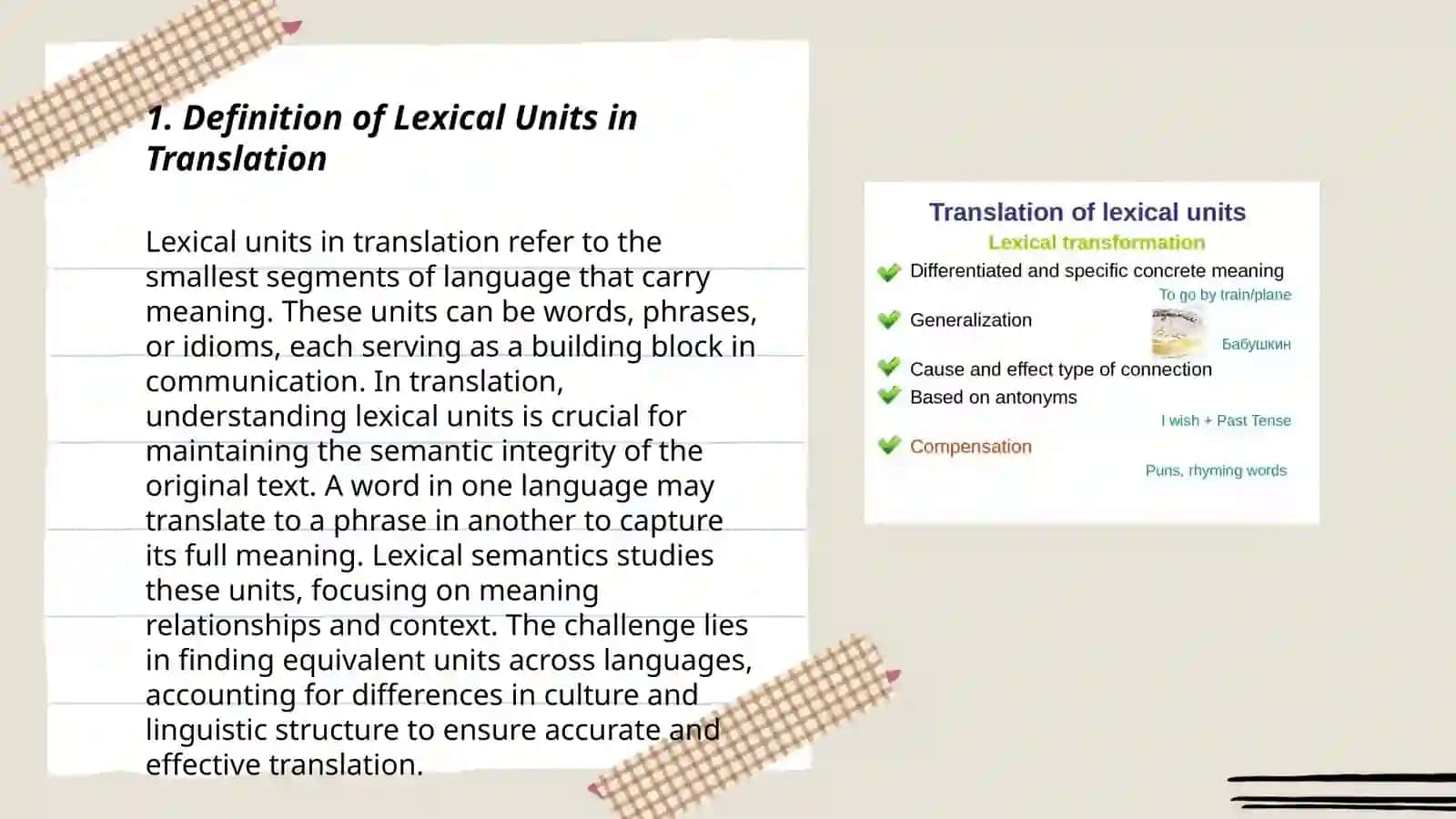 Translation of Lexical Units Xushbokova Komila 4-course badiiy tarjima 3