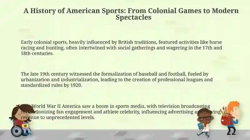 A History of American Sports: From Colonial Roots to Modern Spectacle 3