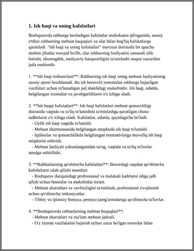 BOSHQARUVDA RAHBARGA BERILADIGAN KAFOLATLAR 3
