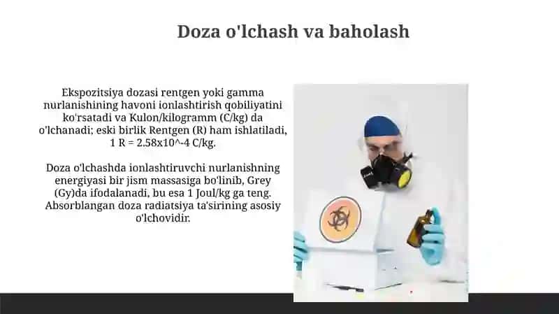 Favqulotdavaziyatni baholashRadiatsion holatRadioaktiv zararlanish manbalariZonalar tavsiflari 3