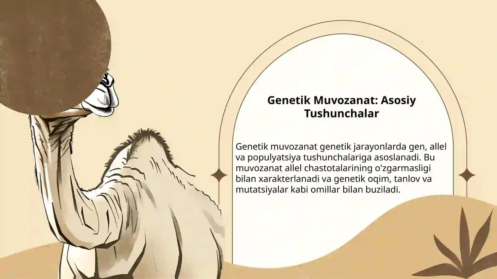 Populyatsiyaning genetik muvozanati 3