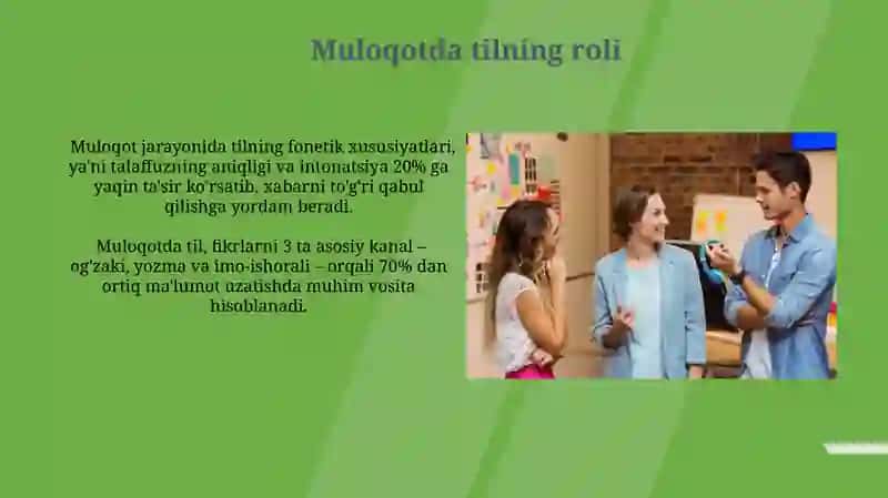 Muloqot va uning faoliyatlari 3