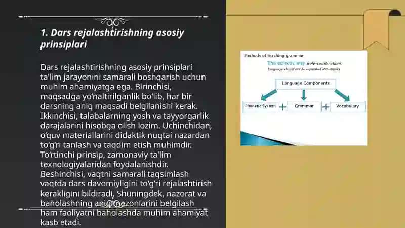 Chet tilini o'qitish metodikasining prinsipi va metodlari 3