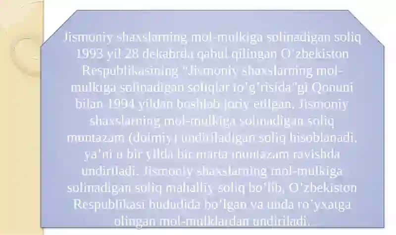 Jismoniy shaxslardan olinadigan mol-mulk solig‘i 3