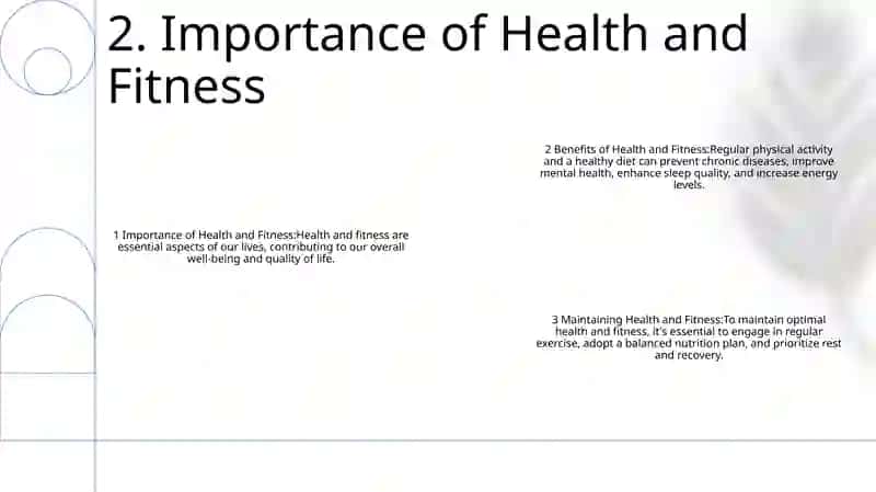 Health And Fitness 3