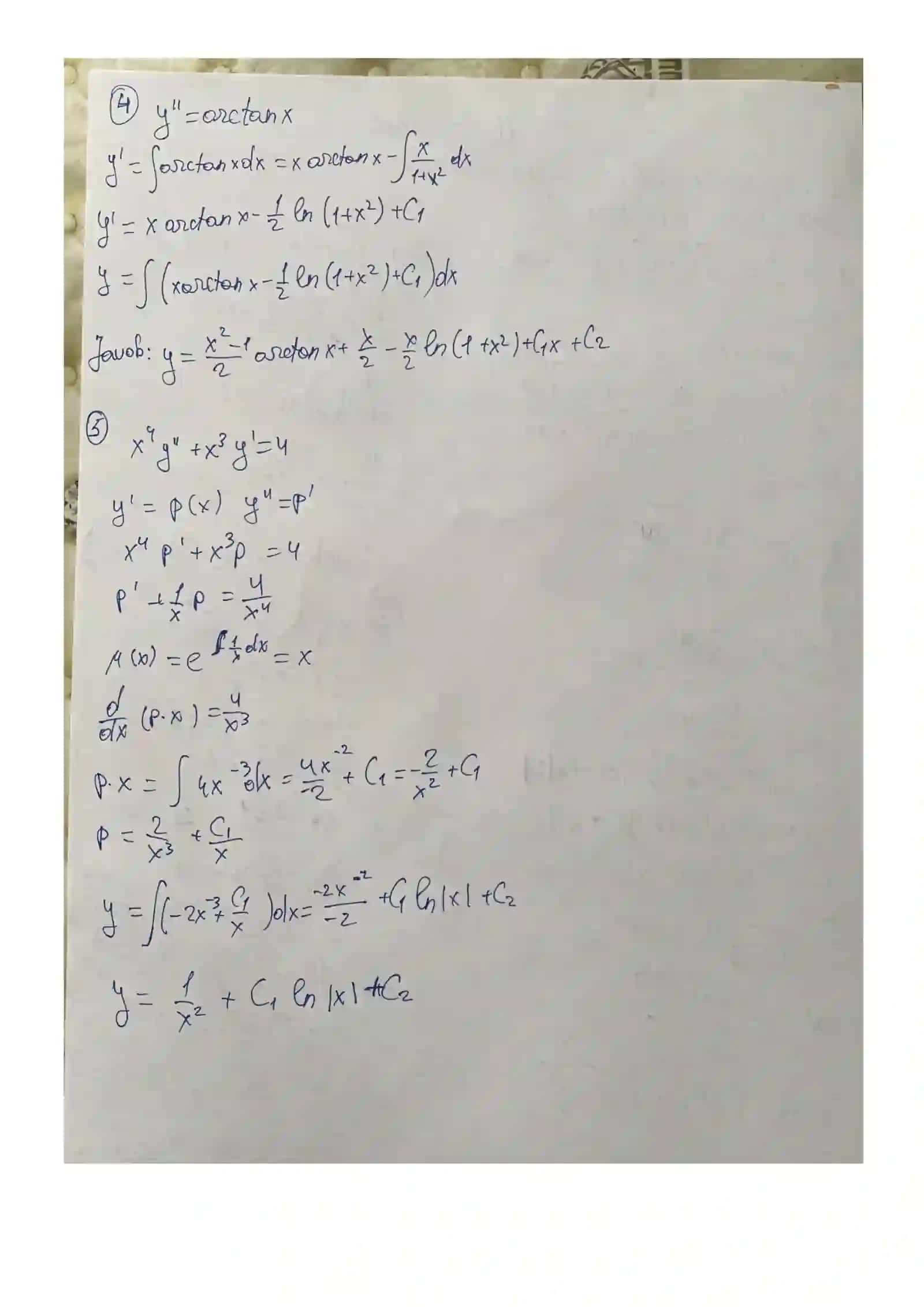 Differensial tenglamalar fanidan amailiy ish 11-variant 3