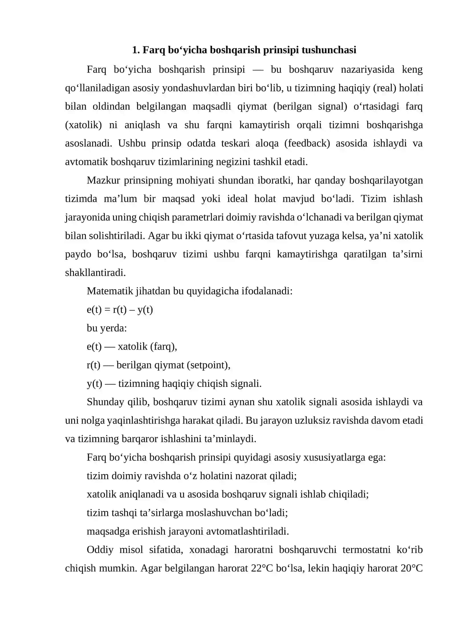 FARQ BO'YICHA BOSHQARISH PRINSIPI 3