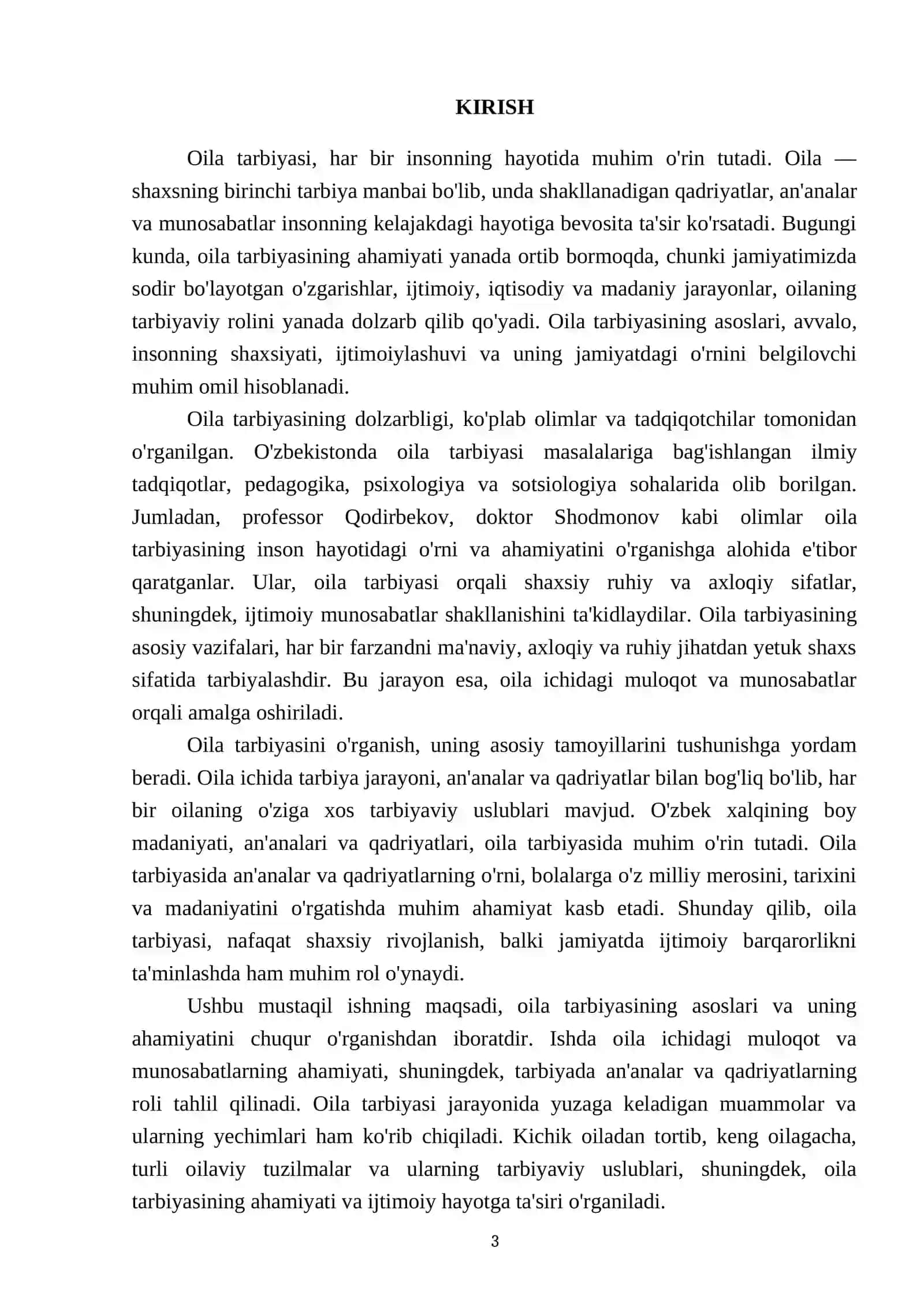 Oila tarbiyasi asoslari 3