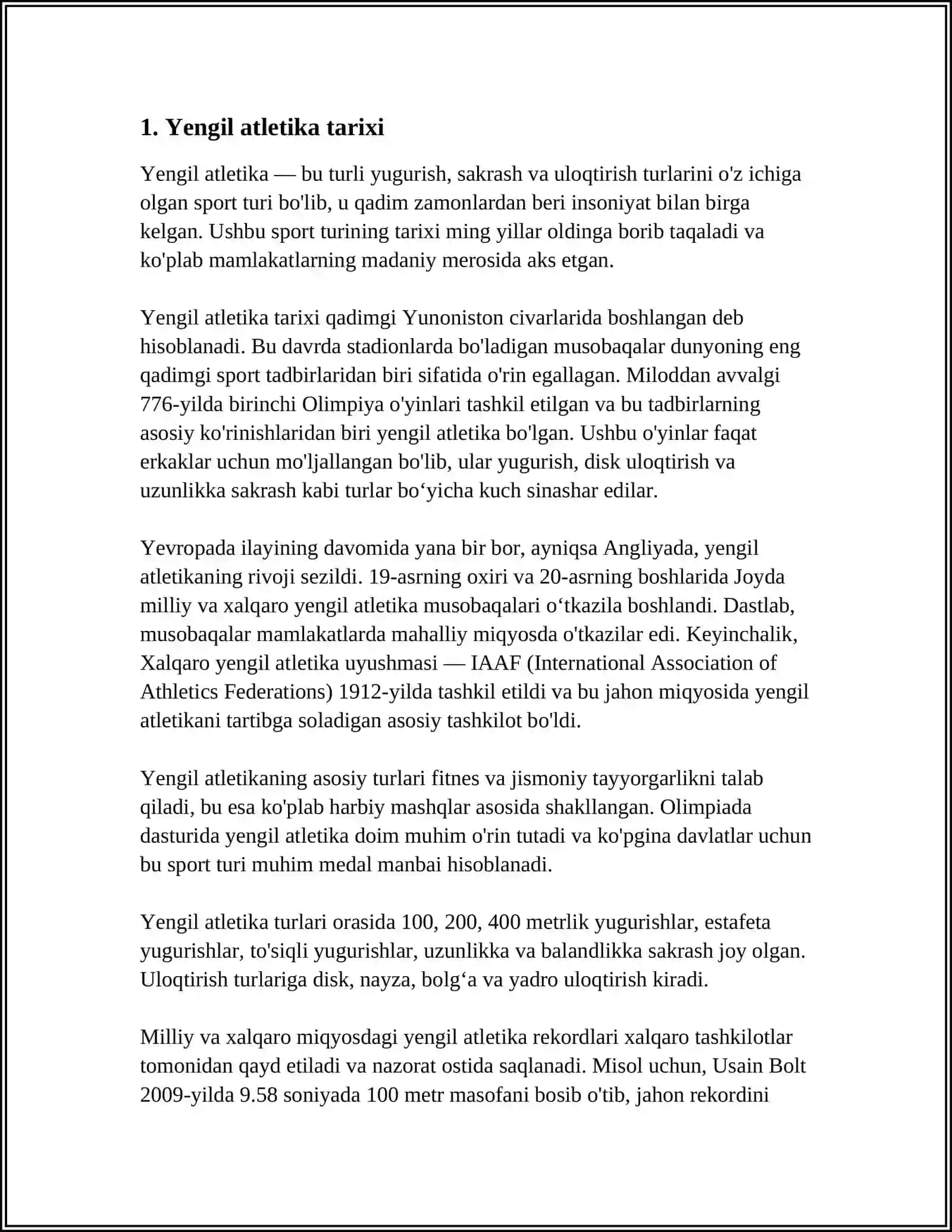 YENGIL ATLETIKA VA UNING TURLARI 3