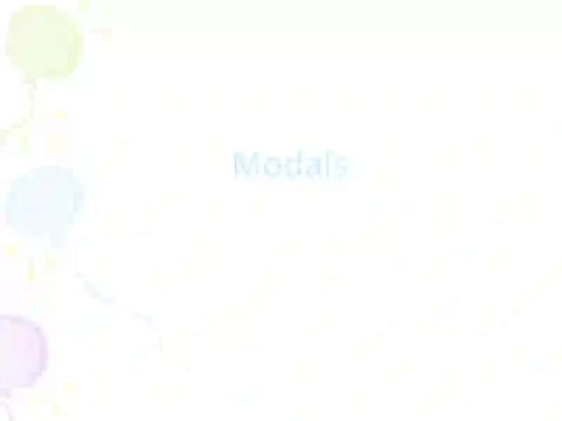 Modal verbs 3