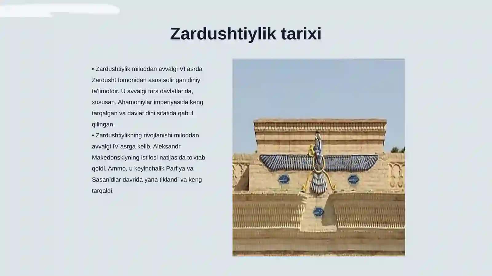 Zardushtiylikning aqidaviy ta'limoti 3