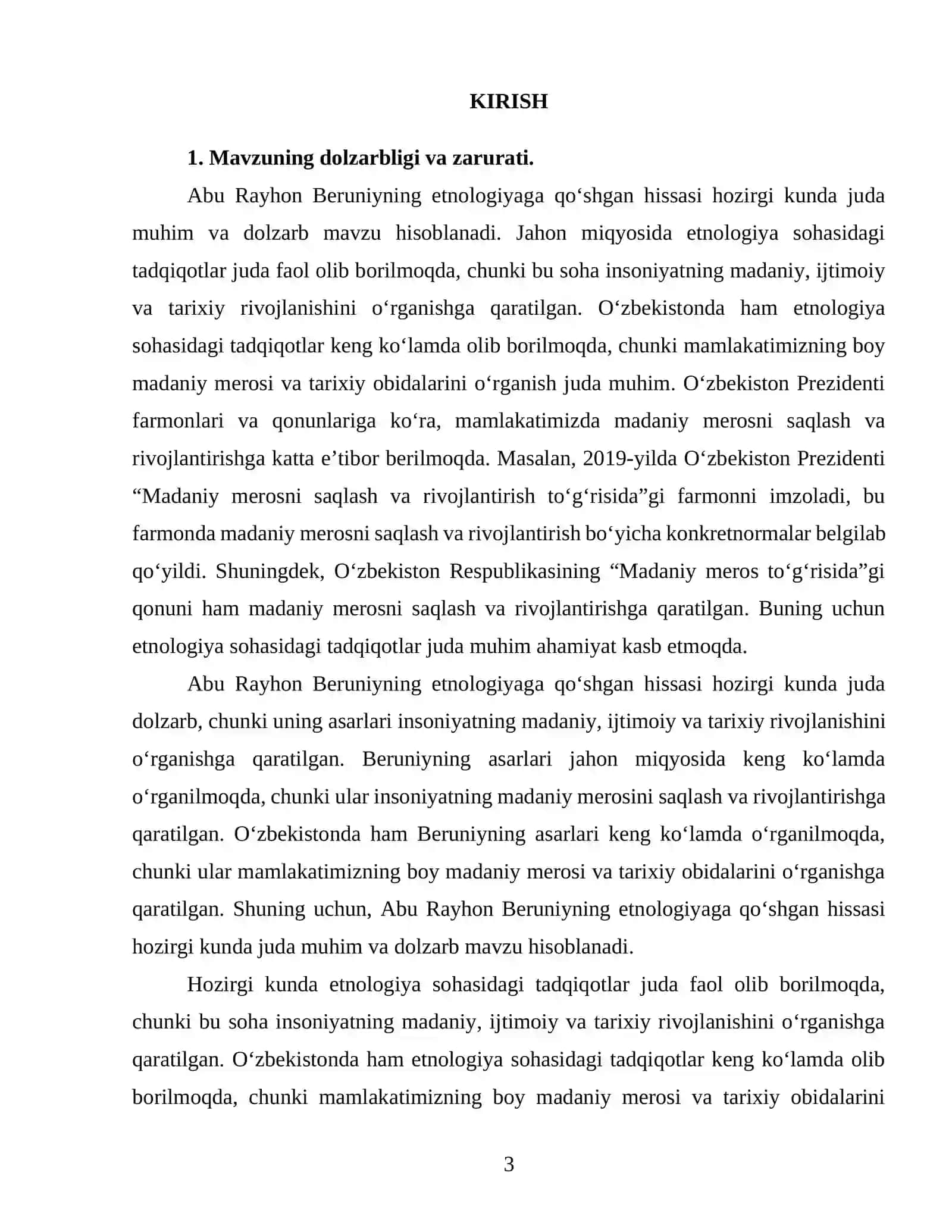 Abu Rayhon Beruniyning etnologiyaga qo‘shgan hissasi 3