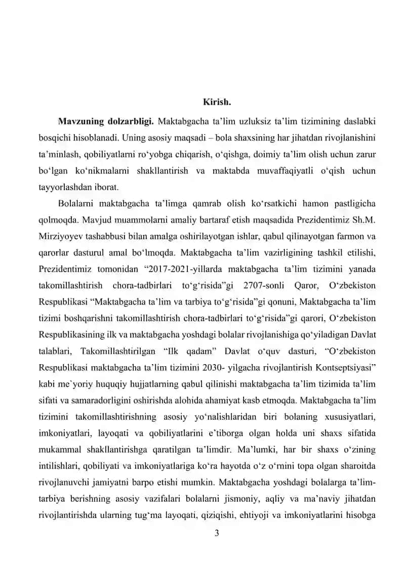Maktabgacha Ta'lim Tarbiyani Tashkil Etish 3