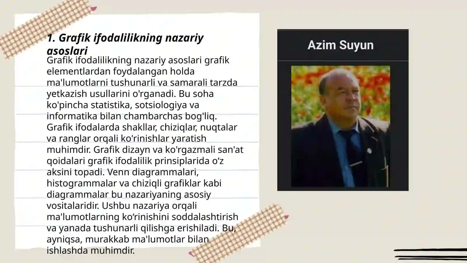 Grafik ifodalilik masalalarini tahlil qilish 3