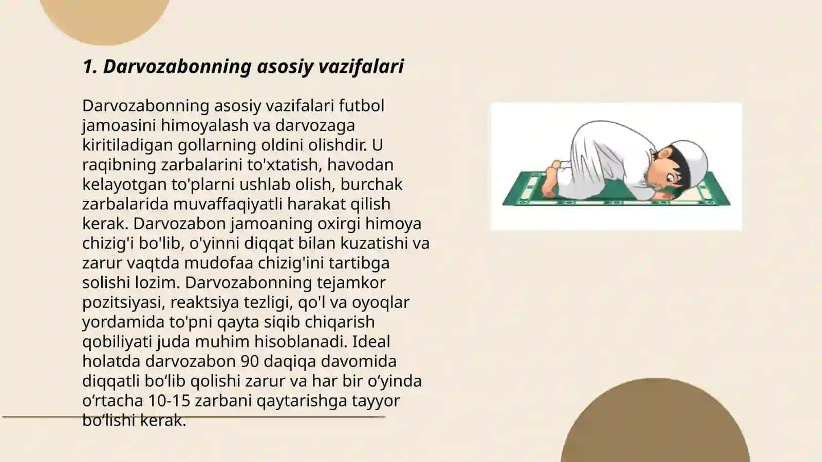 Darvozabon óyin texnikasi 3