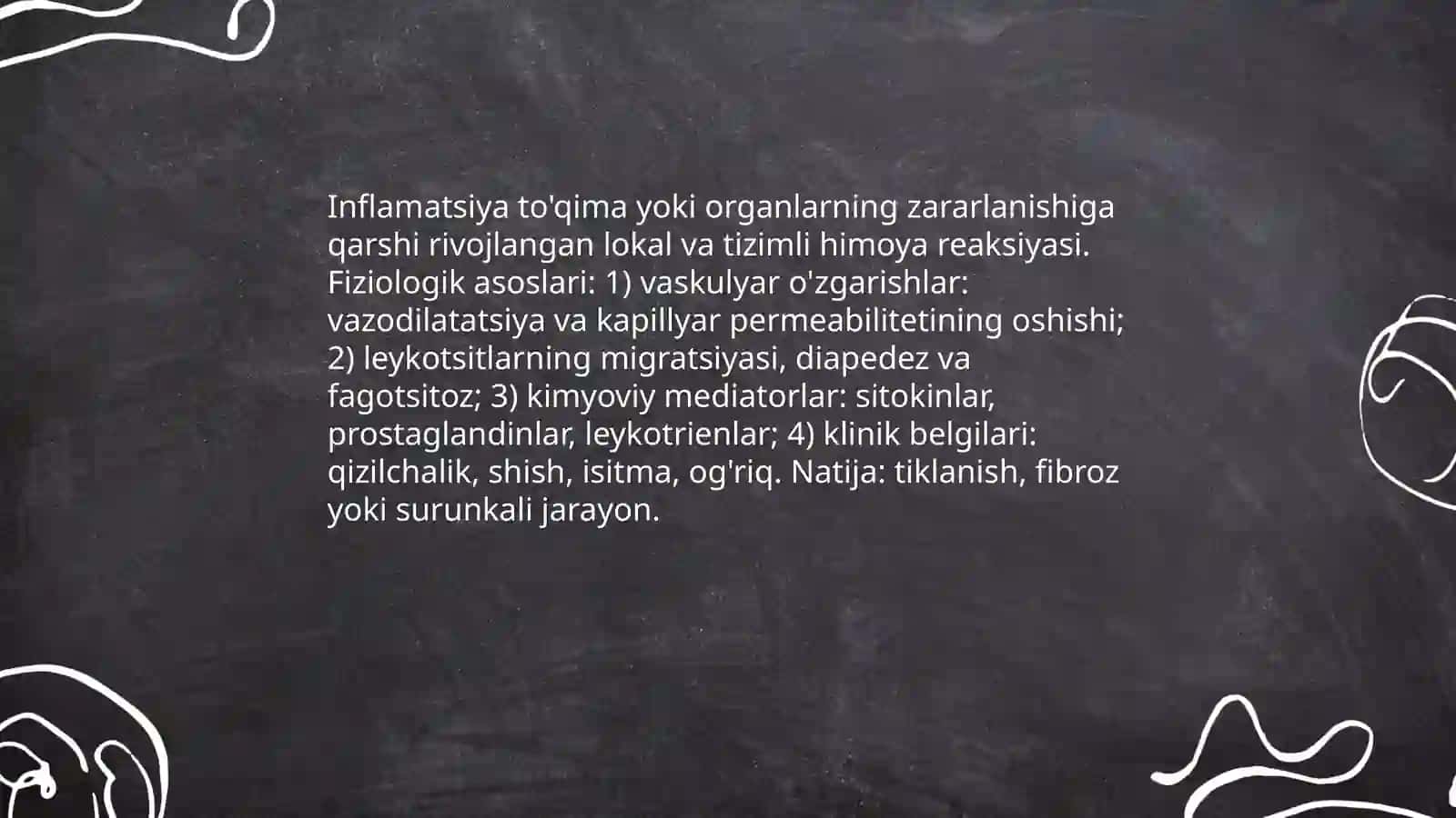 Boshlangʻich inflammation mahorat darslari usuli 3