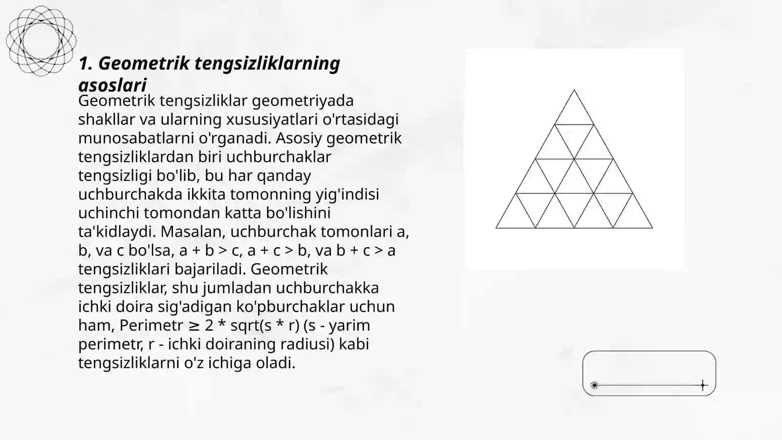 Geometrik tengsizliklar 3