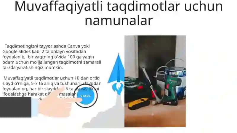Taqdimotlarni ishlab chiqishning instrumental vositalari 3