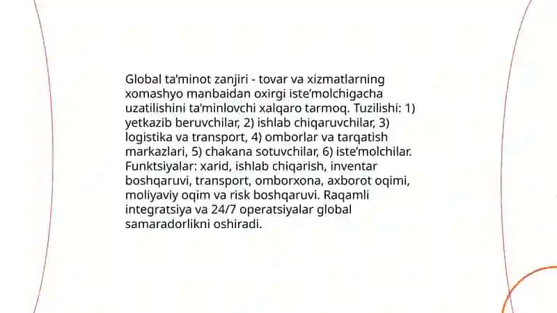 Global ta’minot zanjiri boshqaruvi va xalqaro savdo 3