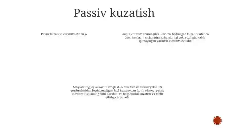 Kuzatish Metodining Turlari 3
