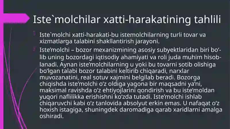 Iste`molchilarning xatti-harakati 3