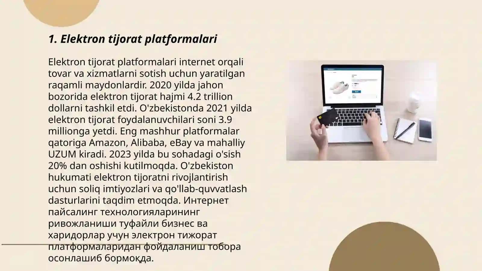 Elektron tijorat platformalari 3