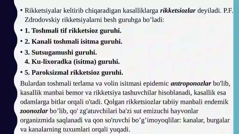 Rikketsiozlar 3