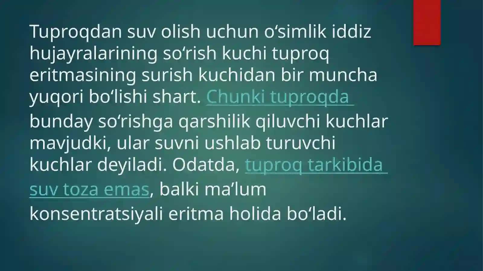 Tuproqdagi suv shakillari 3