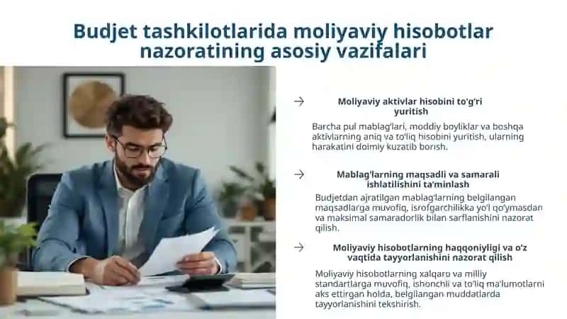Budjet tashkilotlarida moliyaviy hisobotlar nazorati 3