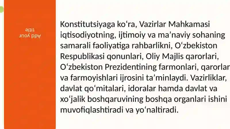Oʻzbekiston Respublikasi Vazirlar Mahkamasi 3