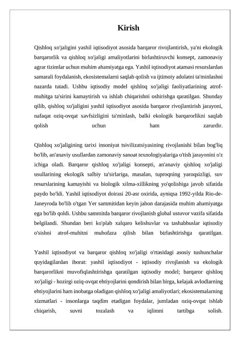 Yashil iqtisodiyot 3