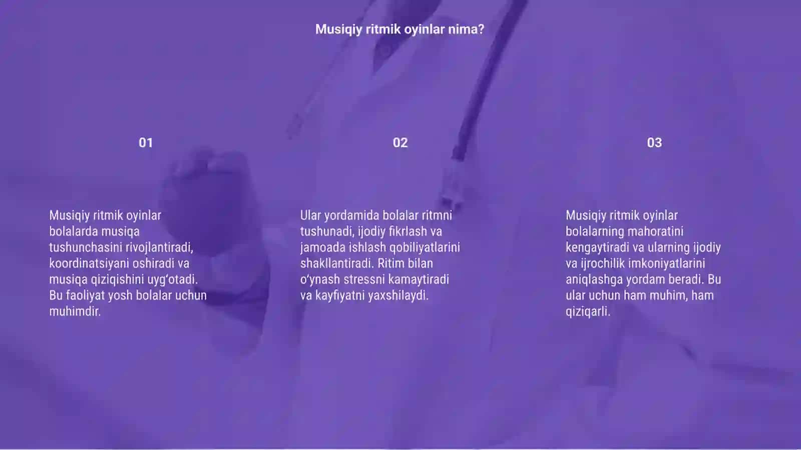 Musiqiy ritmik oyinlar va uning bola hayotidagi ahamiyati 3