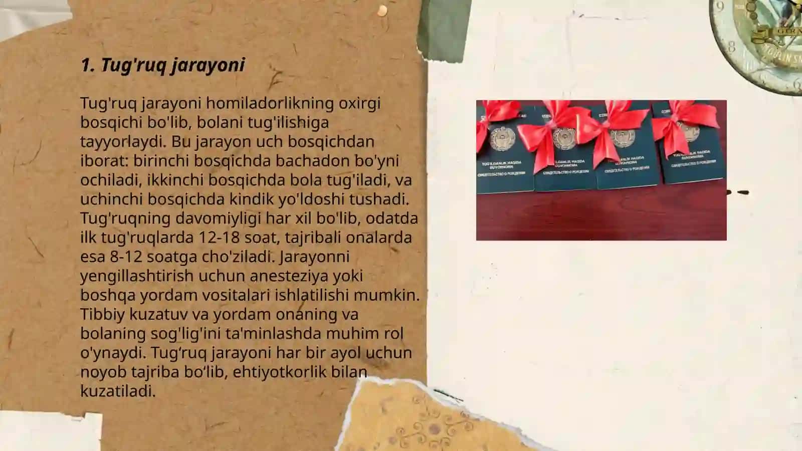 Tug'ruq haqida tushuncha 3