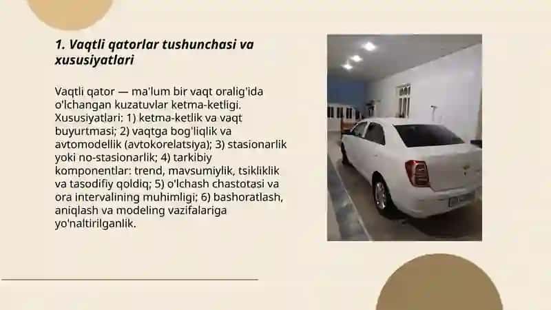 Vaqtli qatorlar togrisidagi tushuncha 3