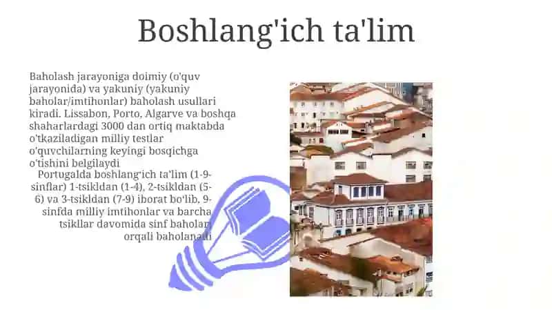Portugaliyada ta‘lim tizimi va baholash tizmi 3